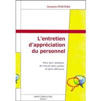 L'entretien d'appréciation du personnel