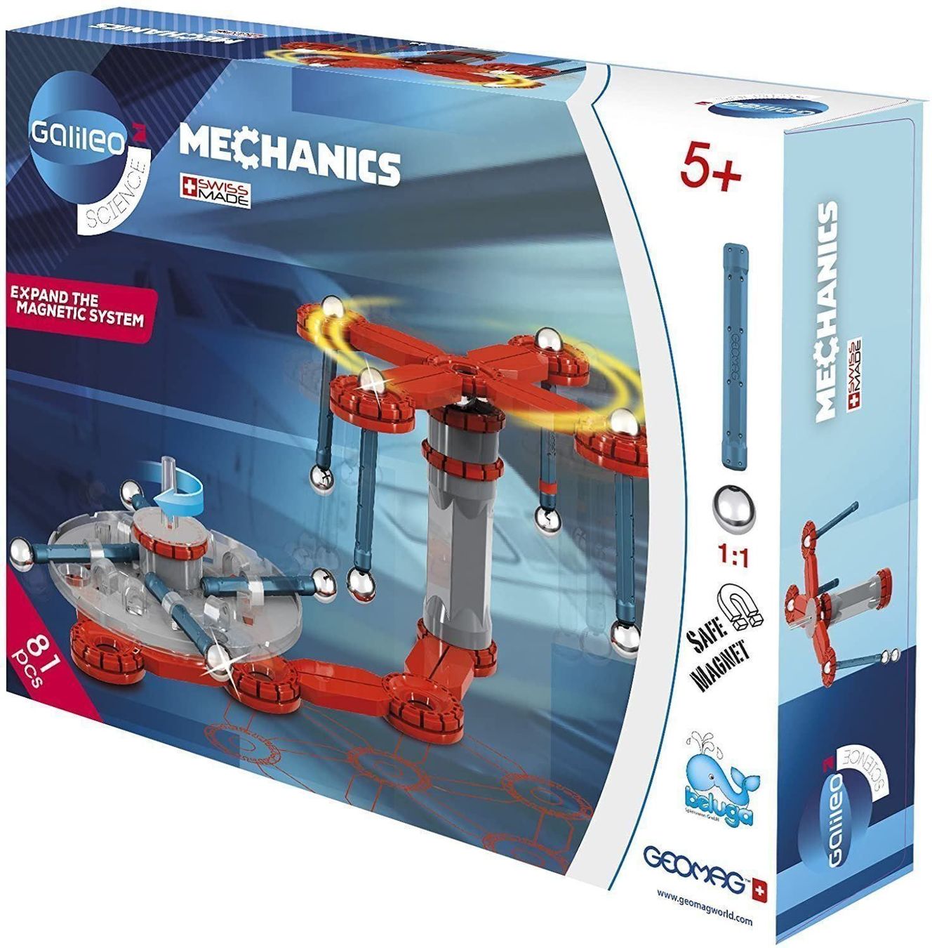 Geomag Kit di costruzioni: Geomag - Mechanics Magnetbaukasten – Nuovo e nell'imballaggio originale da Biel/Bienne venduto da Spiel-Markt 1