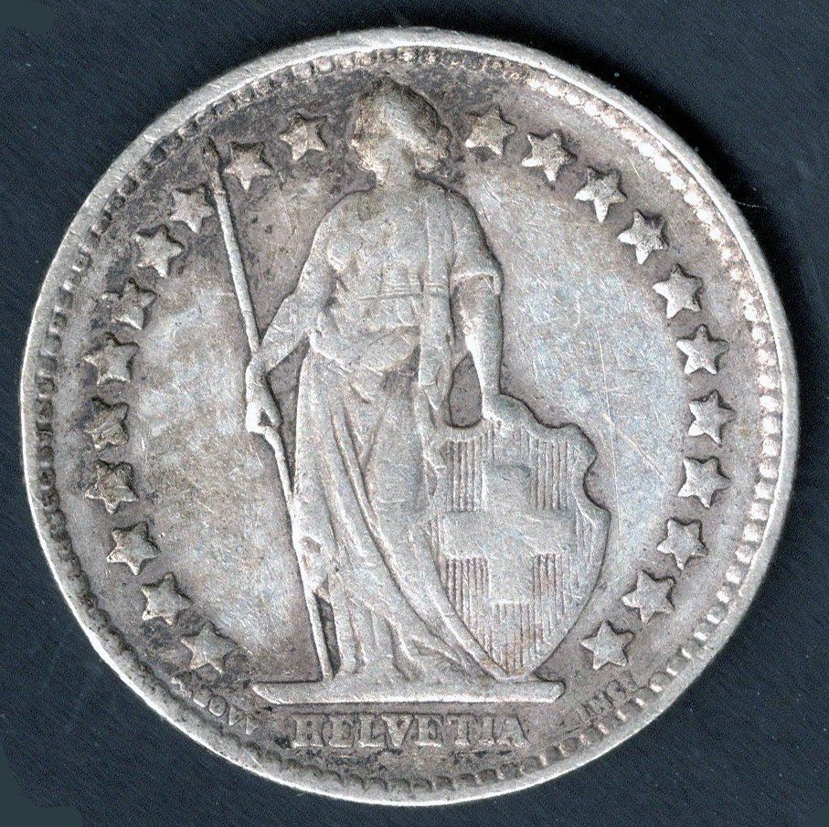 Tutti le monete: CH: 50 Rp. Silbermünze 1906 – Usato da Wittenwil venduto da Khunruedi 1