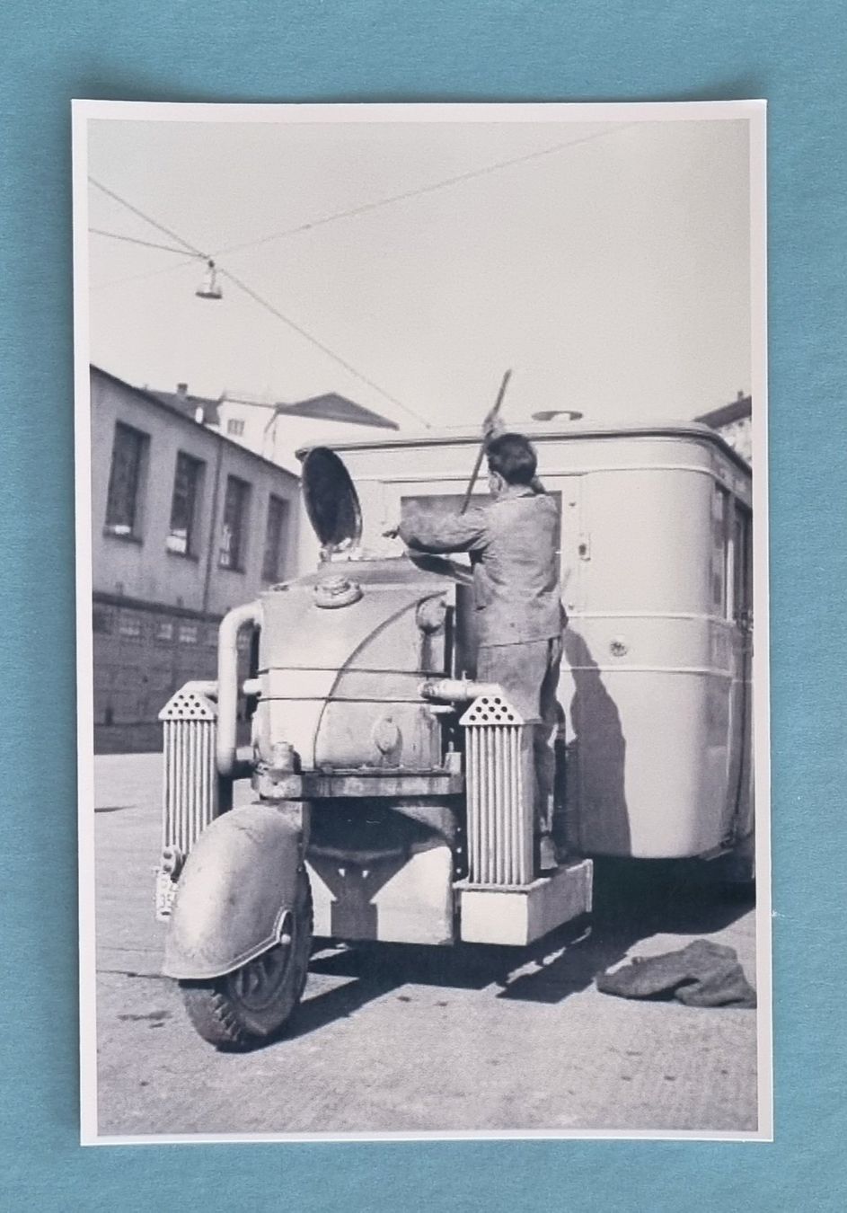 Cartoline postali: Zürich - VBZ Bus - Gazogene - 1946 – Usato da Rothrist venduto da RROENK
