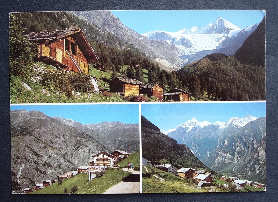 Cartes postales: RIED ob St. Niklaus und Grächen – D'occasion à Jona par philajona
