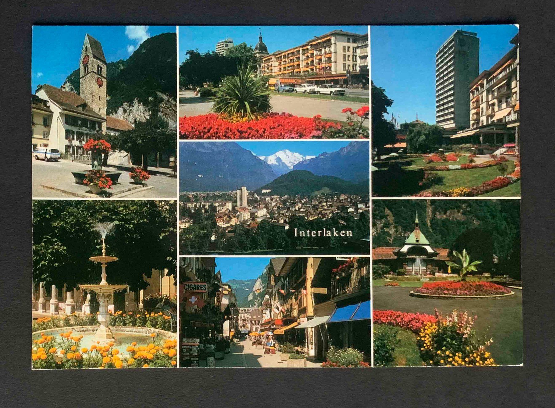 Cartoline postali: AK Interlaken – Usato da Goldau venduto da artelier1