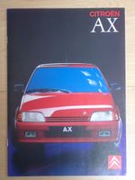 Citroen AX - Prospekt Schweiz 7.89 F - W001