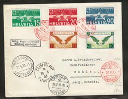 1933 : Mittelmeerflug bis Tunis, selten : KP 680.--