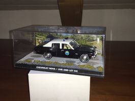 Chevy Nova Police 1/43 Live and let Die 007 Bond