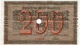 Duisburg 200 Mrd.Mark 25.09.1923 VZ-VZ+
