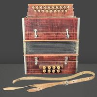 🎼 Vintage Handorgel „CHROMATICA“ – ca. 120 Jahre alt! 🎶✨