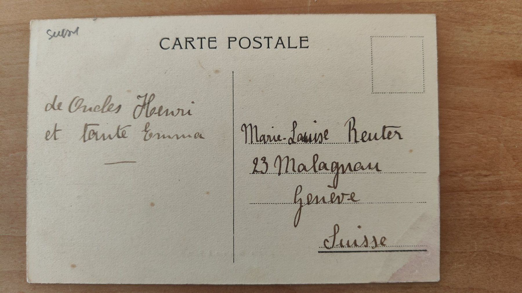 Ansichtskarten: Une rue à Salvan um 1910 – Gebraucht aus St. Erhard von Chaeferli6 1