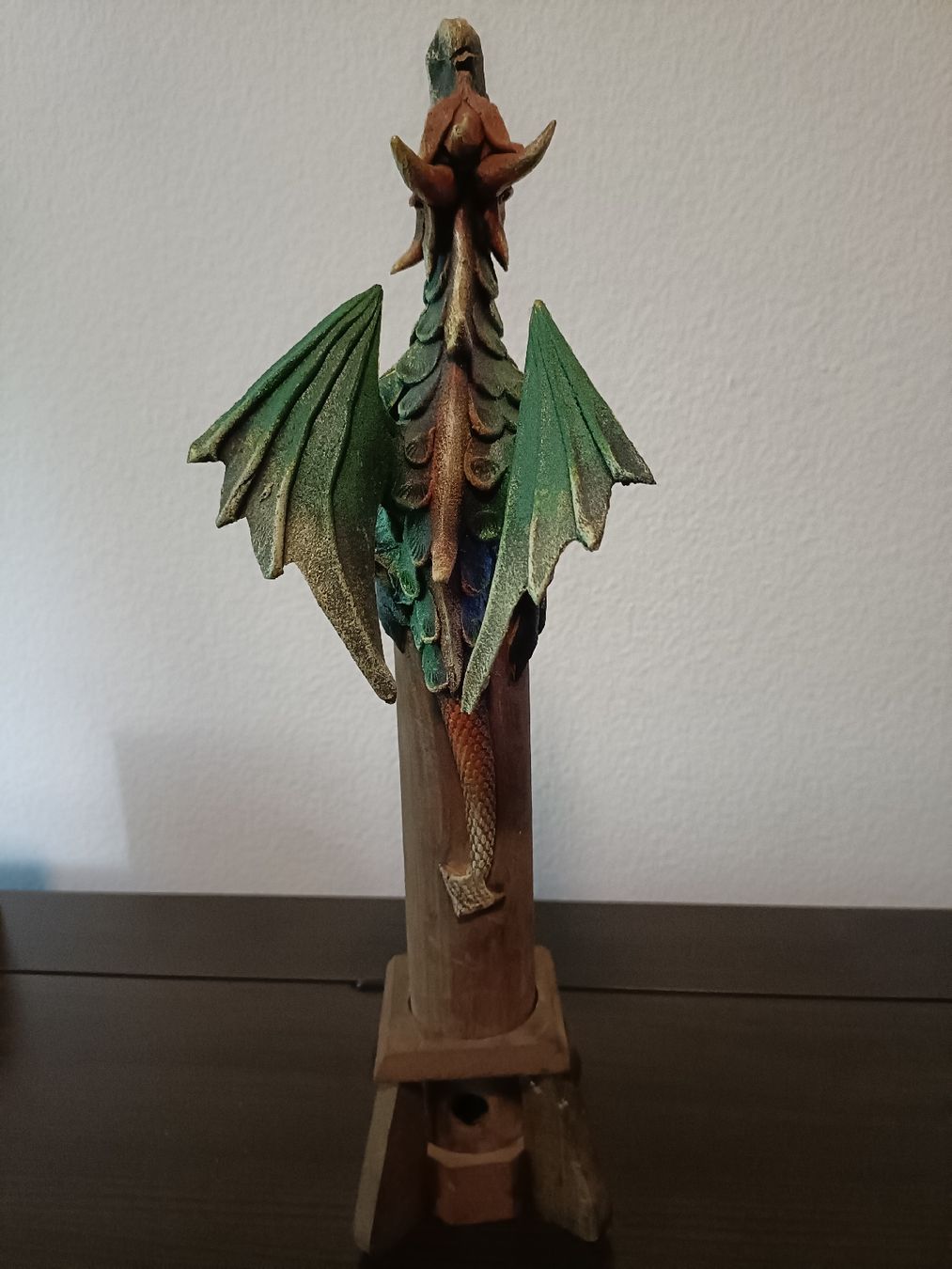 Alle Dekorationen: Drache Räucherstäbchenhalter, Holz, Unikat, Handarbeit – Gebraucht aus Schinznach Bad von knucker 3