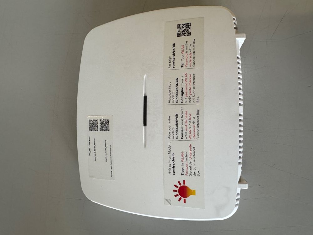 Sunrise Internet Box | Kaufen auf Ricardo