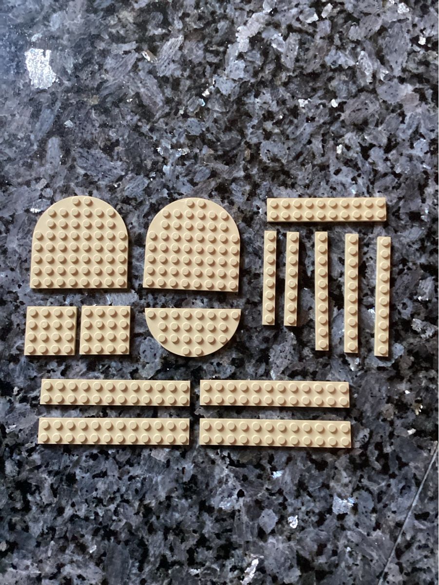 Lego Giocattoli: LEGO Diverse Sandfarbene Bauplatten – Usato da Kölliken venduto da Rwolfer