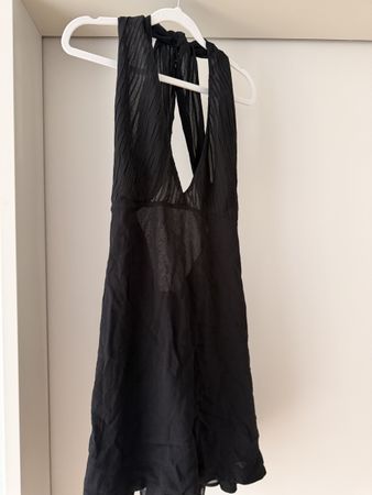 Schickes Zara Sommerkleid, Schwarz, Grösse M, Top Zustand