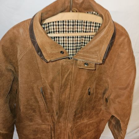 Herren Lederjacke braun Gr. 52 Mann's