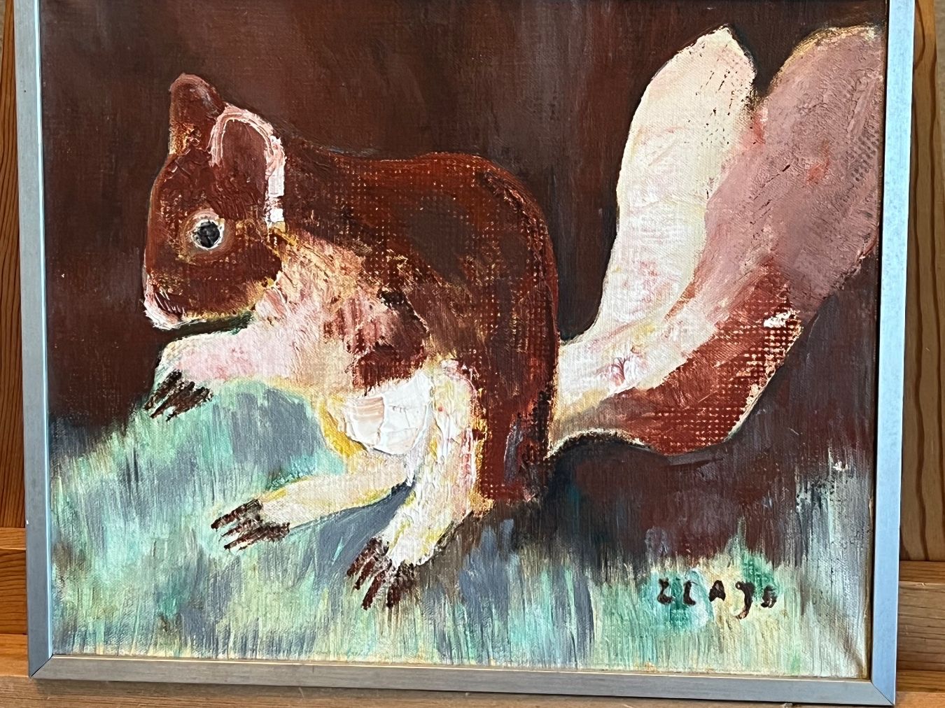 Tableaux: Wunderschönes Eichhörnchen-Gemälde – D'occasion à Basel par Kaffee_und_Kunst 4