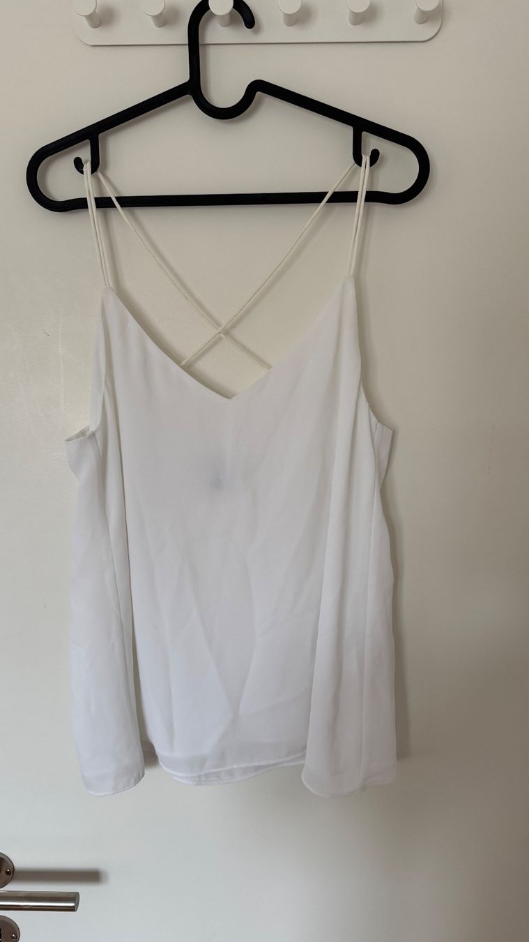 H&M Top: Top weiss Grösse 36 – Usato da Luzern venduto da Ecila007