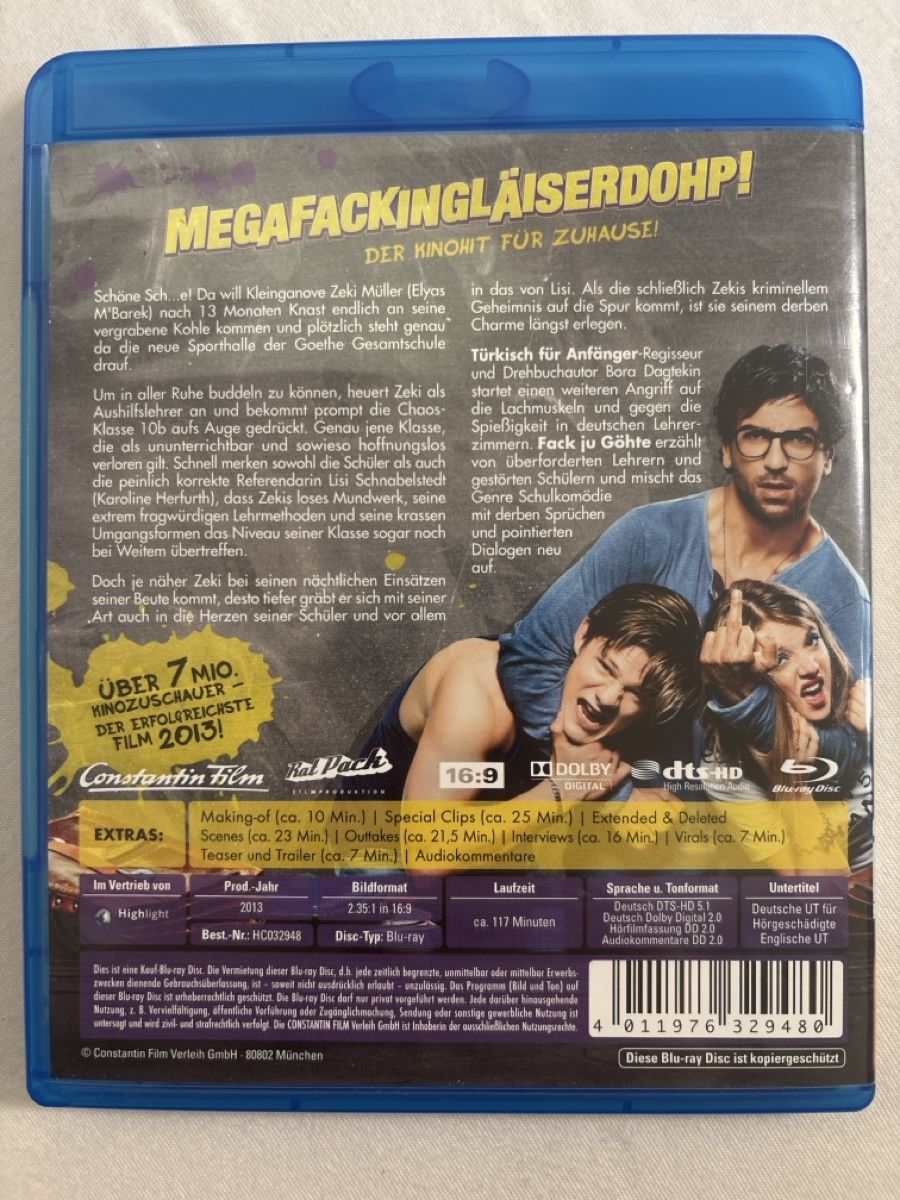 Tutti i DVDs: DVD - Fack Ju Göthe – Usato da Walenstadt venduto da feh_t89n 1