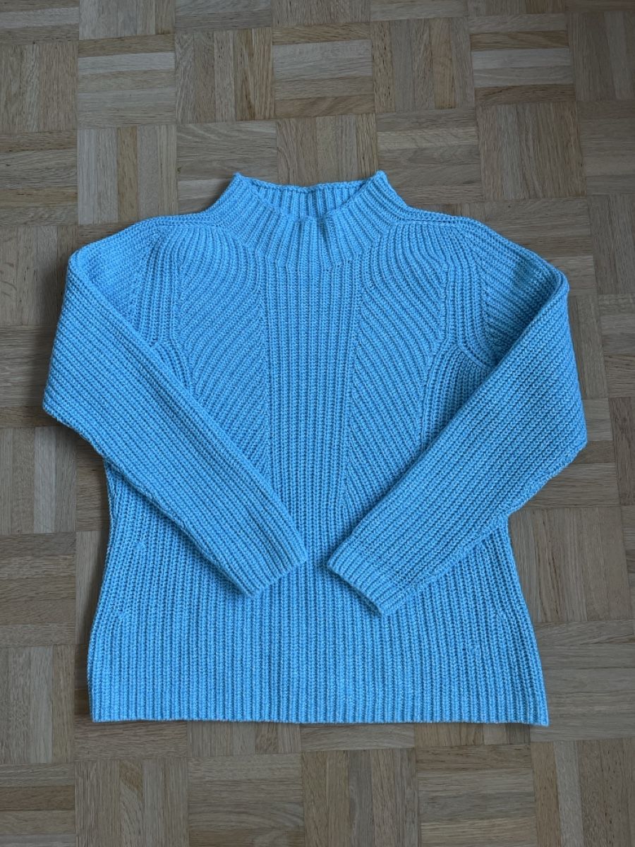Walbusch Maglioni & Felpe: Walbusch Strickpullover Baumwolle Hellblau Gr. 38 Top! – Usato da Zürich venduto da Kleanthy 4
