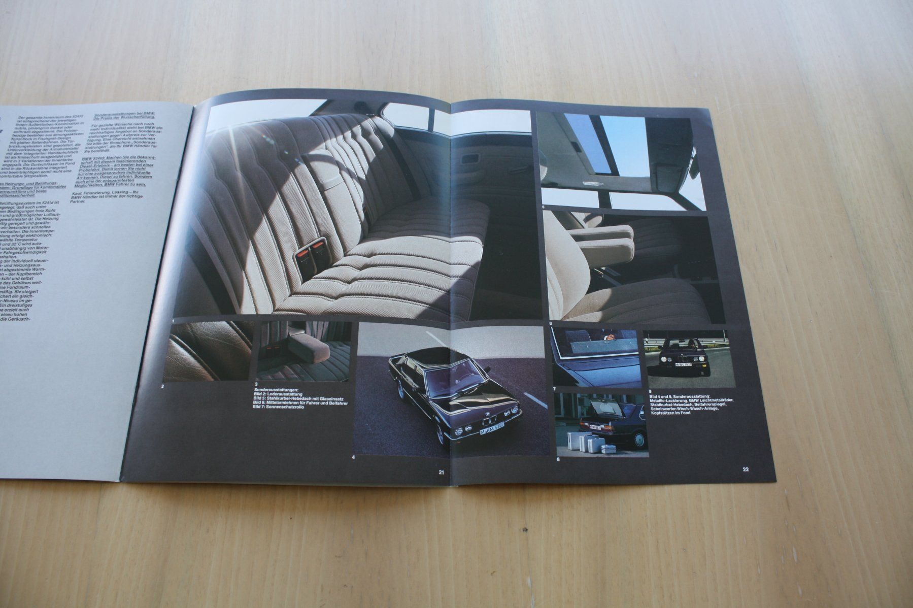 BMW Dokumente: BMW 524 td Prospekt 2/1985 – Gebraucht aus Wikon von erwin400 7