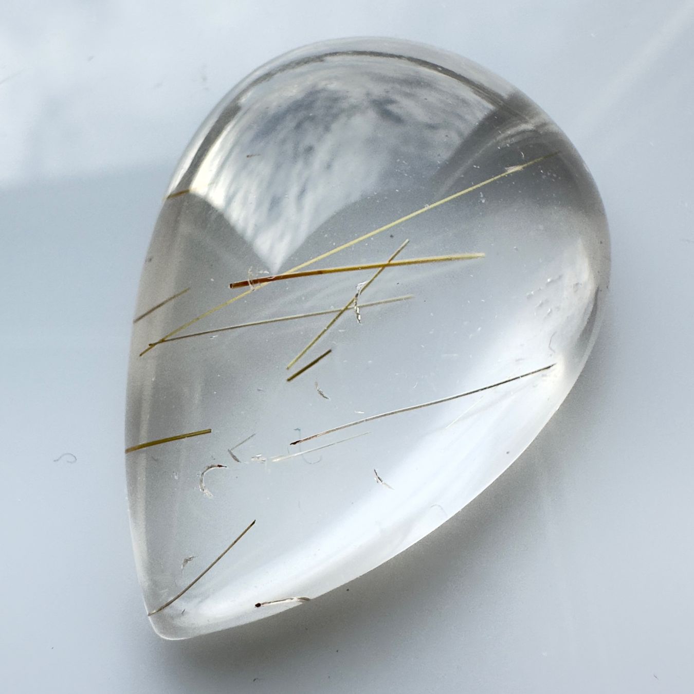 Pietre preziose: 37.44 ct - Natural Colourless Quartz Rutile – Nuovo (secondo la descrizione) da Zürich venduto da Yoohooz 1