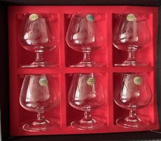 6 Cognacgläser Cristal d'Arques 41 cl Echtbleikristall 24% 