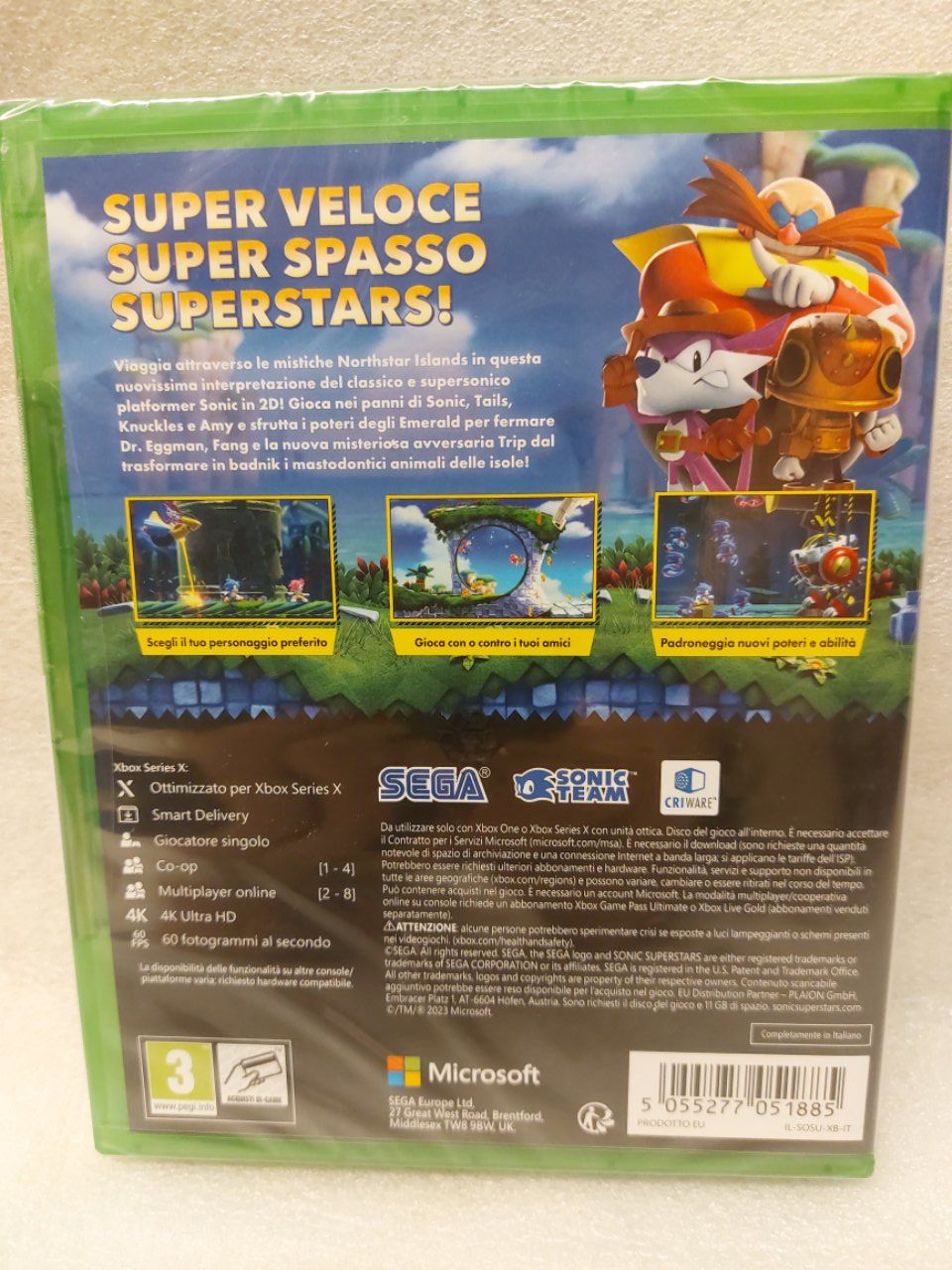 Microsoft Giochi: Sonic Superstars Xbox Series X + ONE - 100% NEW – Nuovo e nell'imballaggio originale da Pambio Noranco venduto da Pol69 1