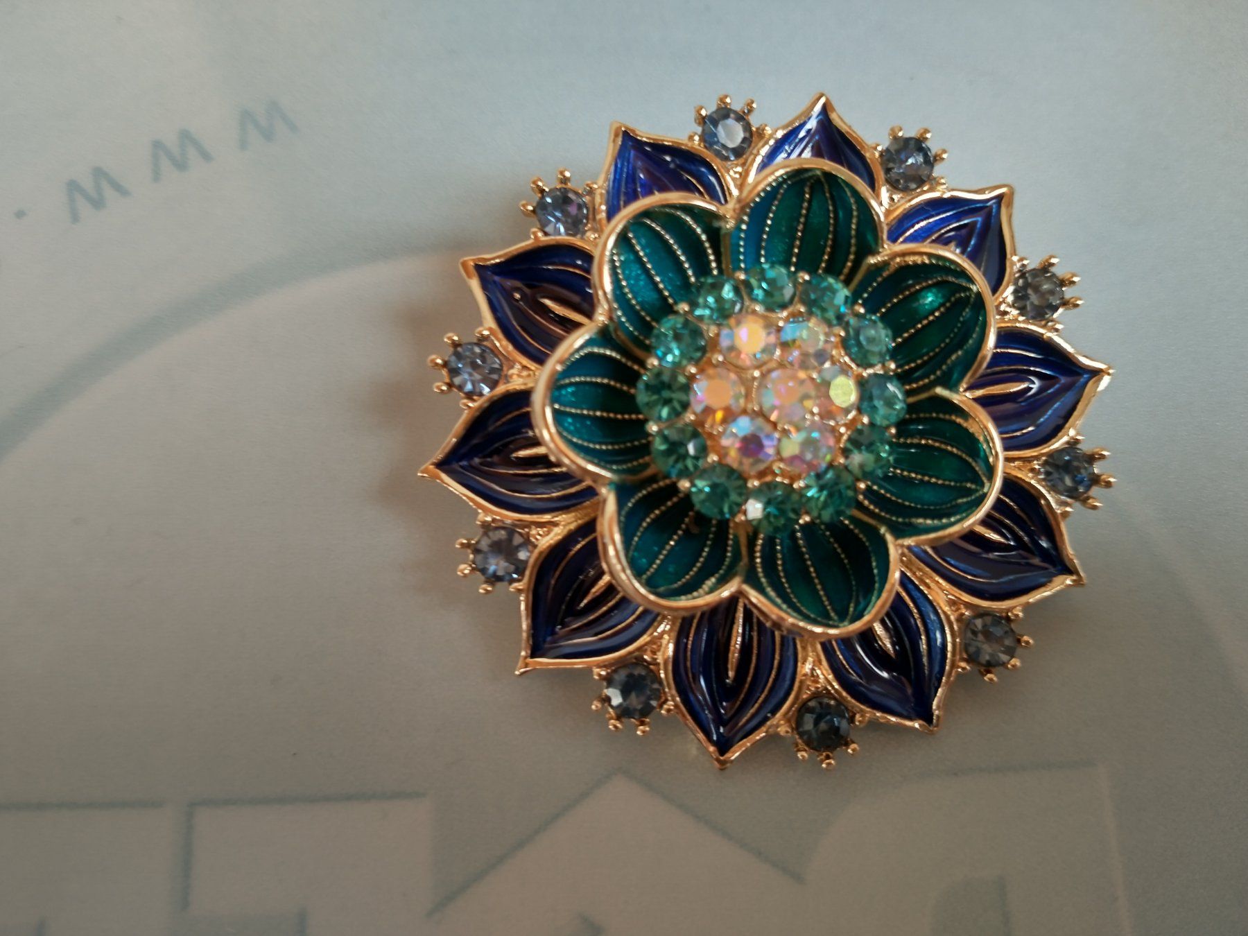 Spille & Fermagli: Wunderschöne Brosche, Blumen Design – Nuovo (secondo la descrizione) da Löhningen venduto da Chimae67 5