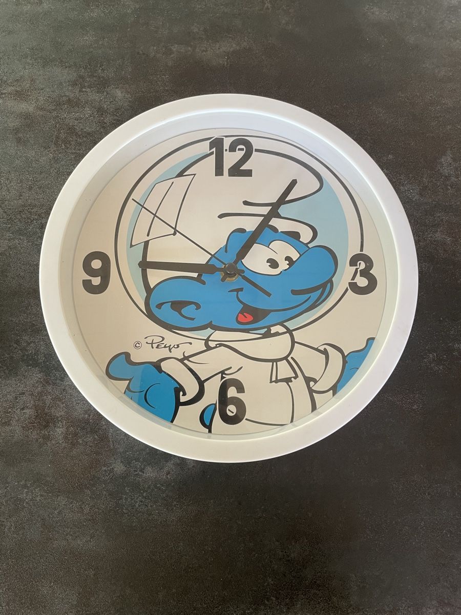 Orologi da terra & Orologi da parete: Horloge Murale Collector Schtroumpfs – Usato da Vallamand venduto da Bricbracbroc82