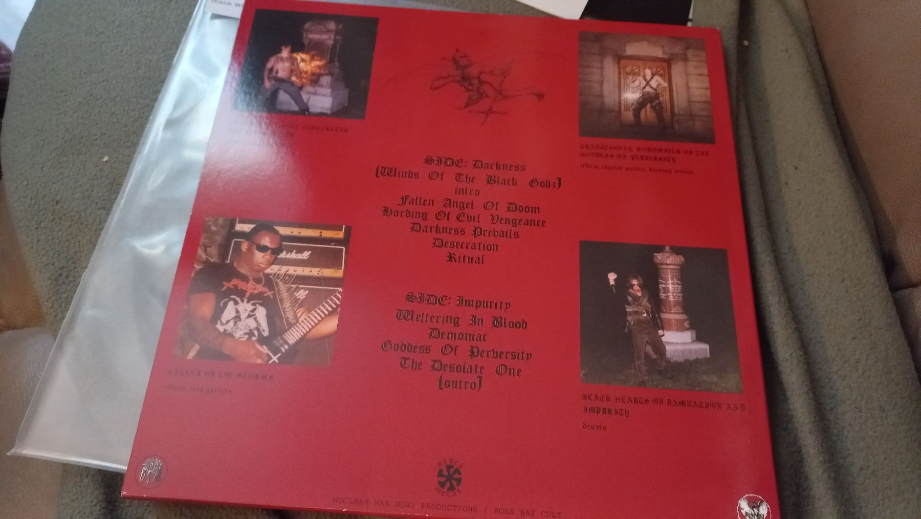 Dischi in vinile: Blasphemy - Fallen/BLACK WINDS - LP Picture Disc BLACK METAL – Usato da Olten venduto da Donatello1984 1