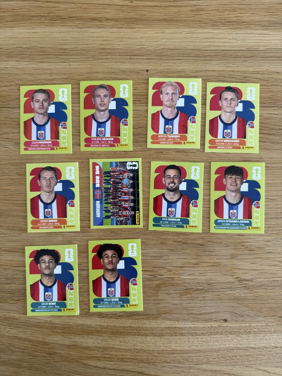 Panini Carte collezionabili: Panini Norwegen WM2026 – Nuovo (secondo la descrizione) da Hellikon venduto da stoudii 1