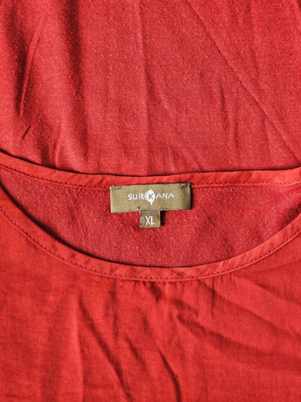 Top: Sommer Rotes Surkana Top, Grösse M/L – Usato da Ried-Brig venduto da Zzyzx 2