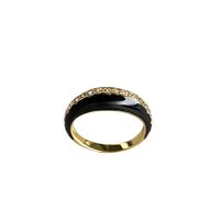 925 Silber Ring Bold schwarz Gr. 54