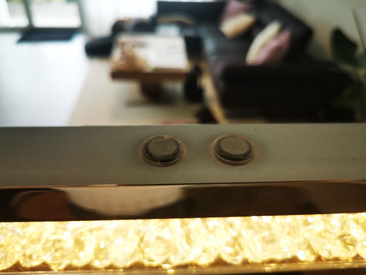 Lampade: Design Kristall LED-Pendelleuchte, länglich, dimmbar – Usato da Kräiligen venduto da pet_9kmd 2