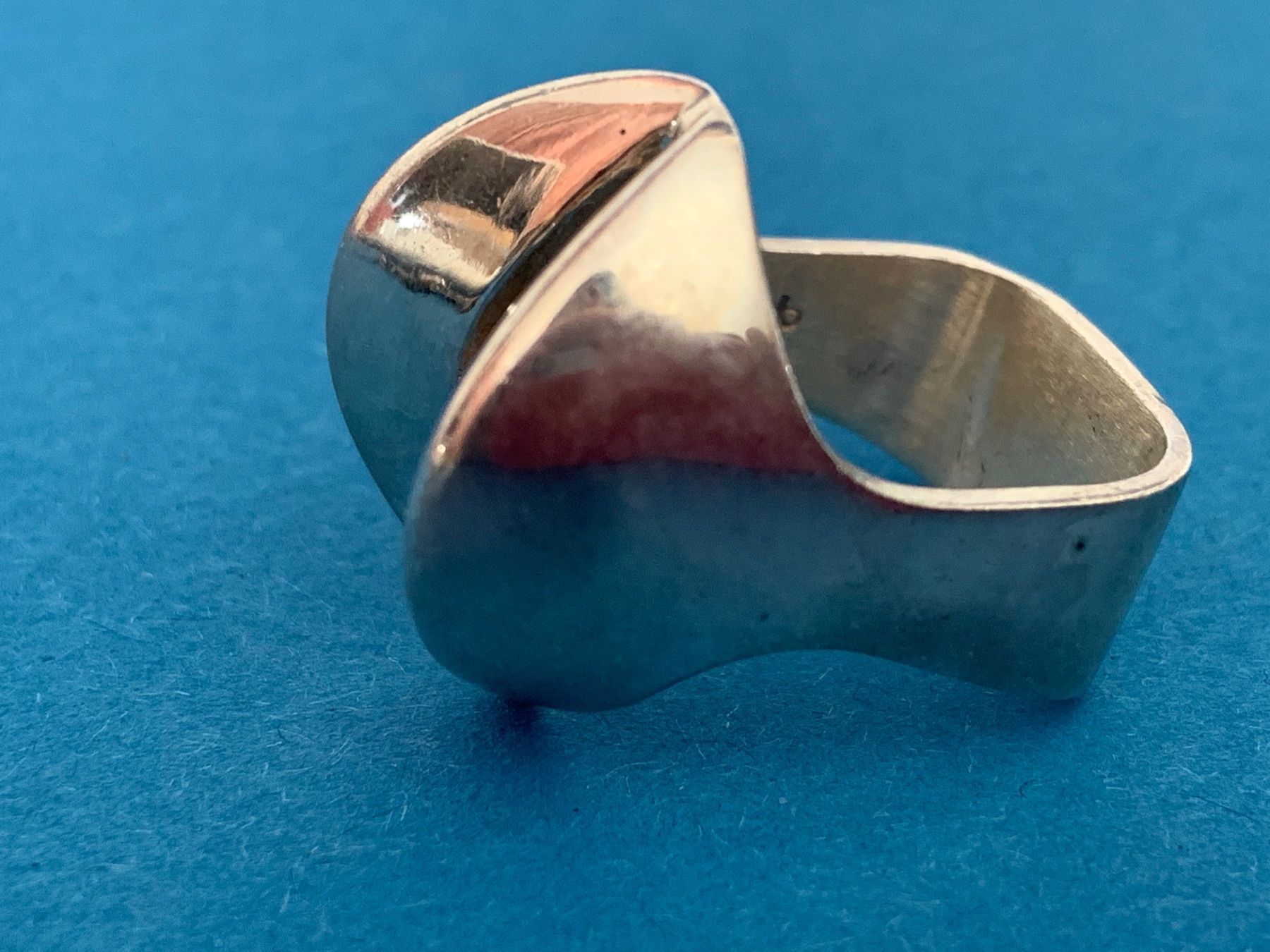 Ringe: Silberring open flower abstrakt (55) – Gebraucht aus Laufen von belleskulptur 5