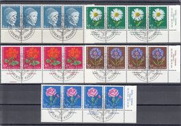 200L-204L FD-Eckstempel Bern 30.11.1963, Tabs in 4 Sprachen