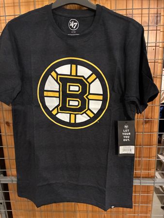 47 Brand Boston Bruins T-Shirt Grau Grösse S neu