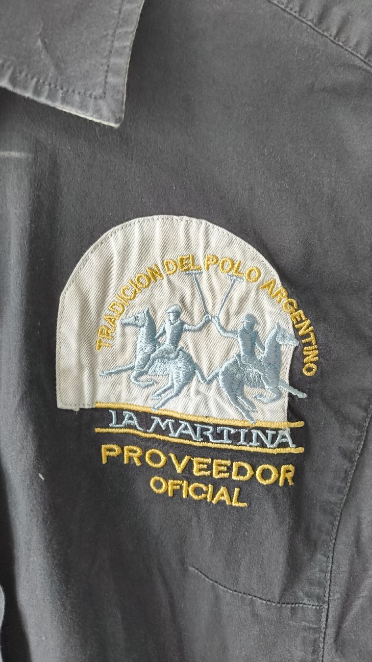 La Martina Blusen: La Martina Bluse Dunkelblau – Neu (gemäss Beschreibung) aus Basel von Adam-sapfel 3