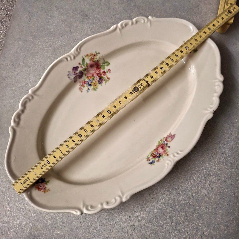 Servierplatten: grosse Fleischplatte Marke Edelstein, L – Gebraucht aus Weggis von daisyflower 1