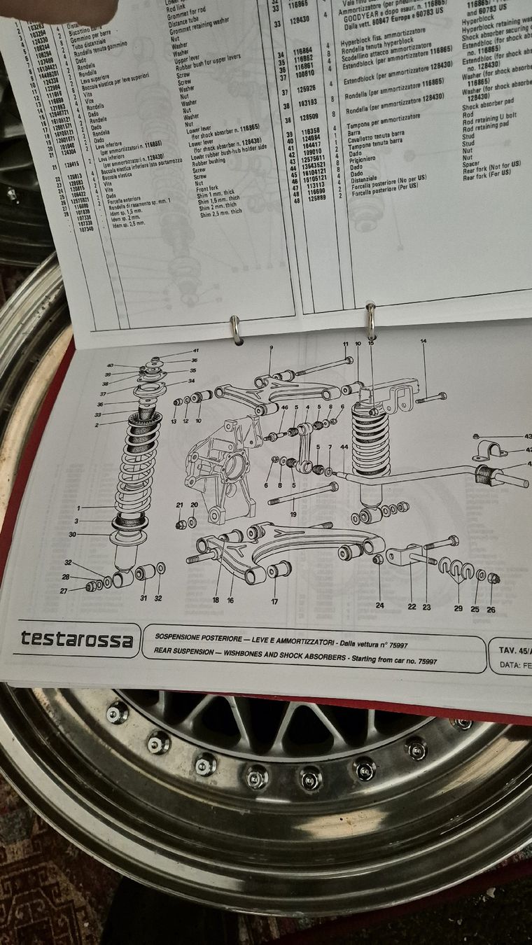 Ferrari Sonstiges Fahrzeugzubehör: Mode d'instructions moteur Ferrari Testarossa – Gebraucht aus Chexbres von Sciroccoelho 5