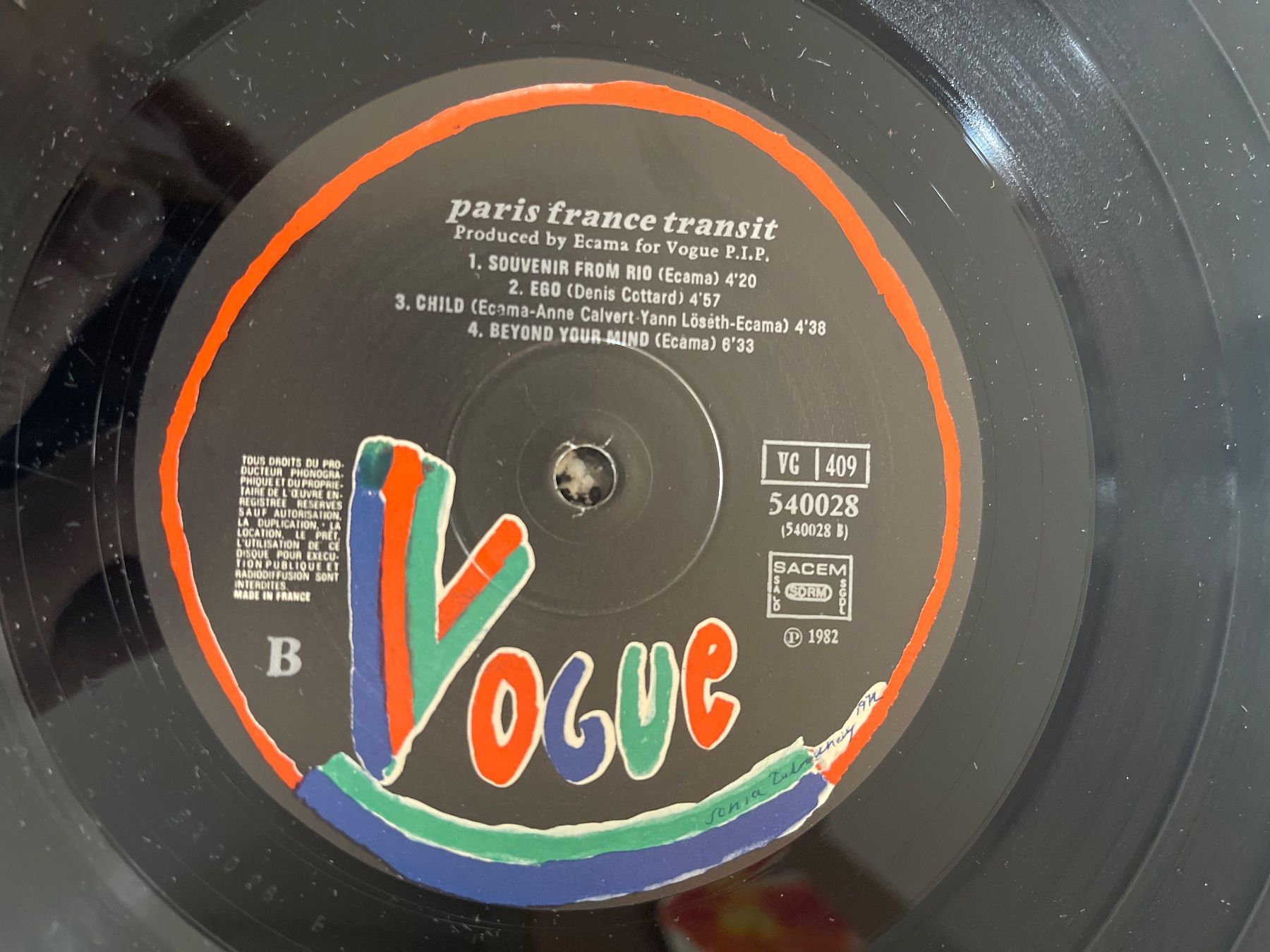 Dischi in vinile: A220/Paris France Transit – Usato da Frutigen venduto da Philippe_jsp 2
