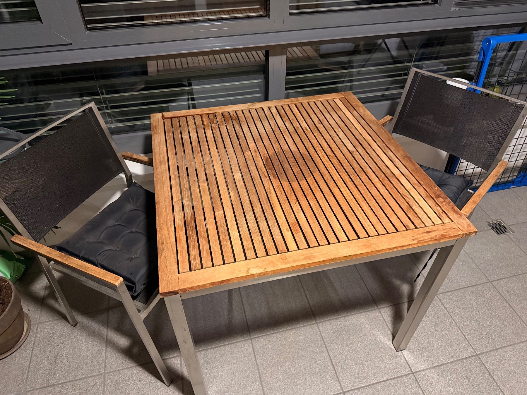 Tischset: Balkontisch + 2 Stühle – Gebraucht aus Baden von jan_w2j9 1