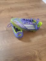 Fussballschuhe Kinder Adidas lila gruen Groesse 35 neuwertig