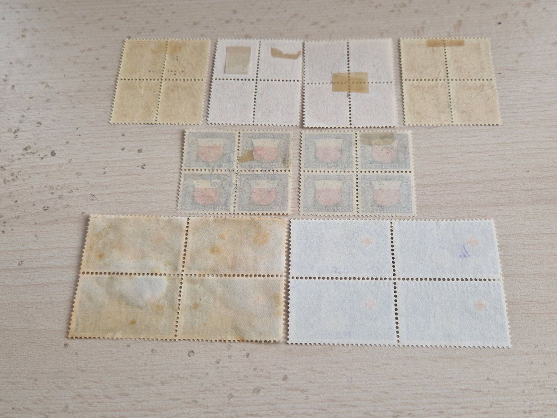 Tutti i francobolli: PJ 4er Blöcke 1927/28, ab 1.- – Usato da Burgdorf venduto da Glossy01 6