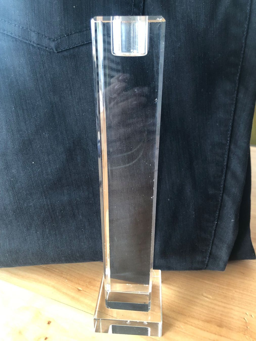 Portacandele: Moderner Kerzenständer aus Glas – Usato da Kaltbrunn venduto da lagone1
