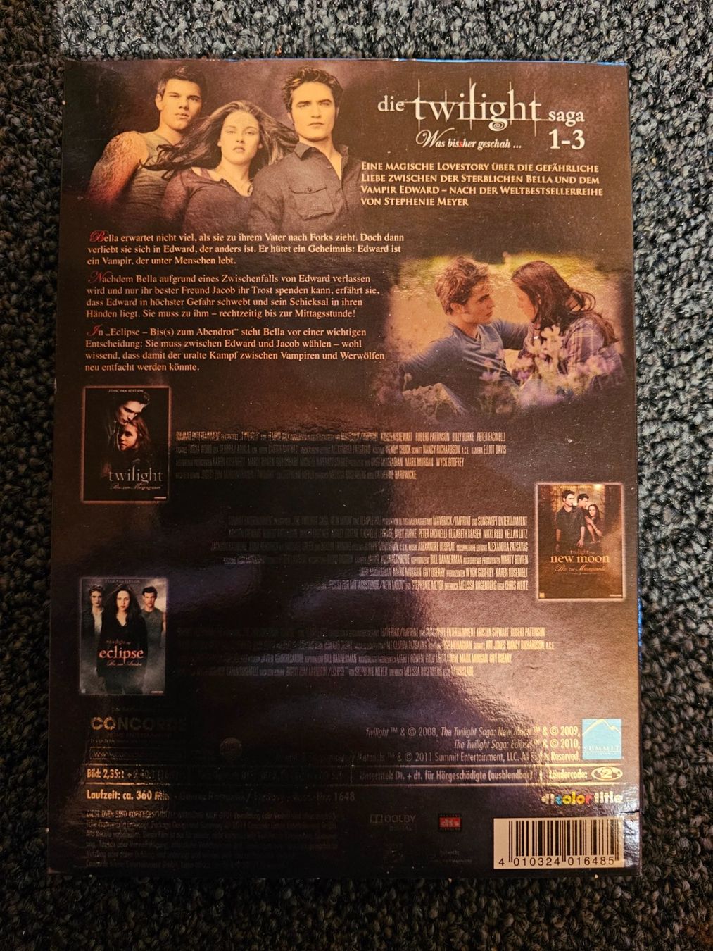 Tutti i DVDs: TWILIGHT WAS BISSHER GESCHAH...1-3(13091) – Usato da Ruswil venduto da M71 1