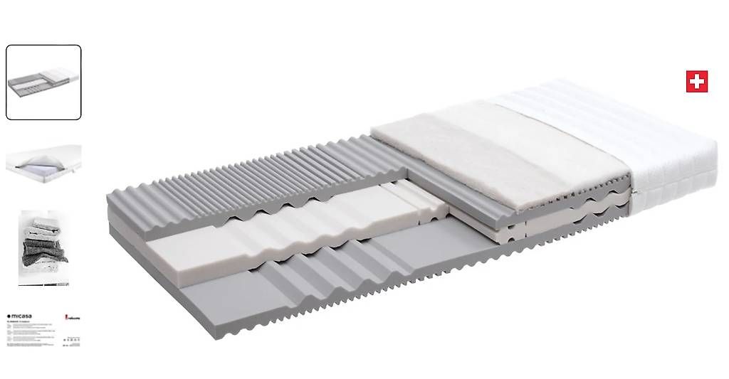 Micasa Betten: Micasa Polsterbett 160x200 robusta ELANBASIC II med Matratze – Gebraucht aus Chur von ClaCad 1