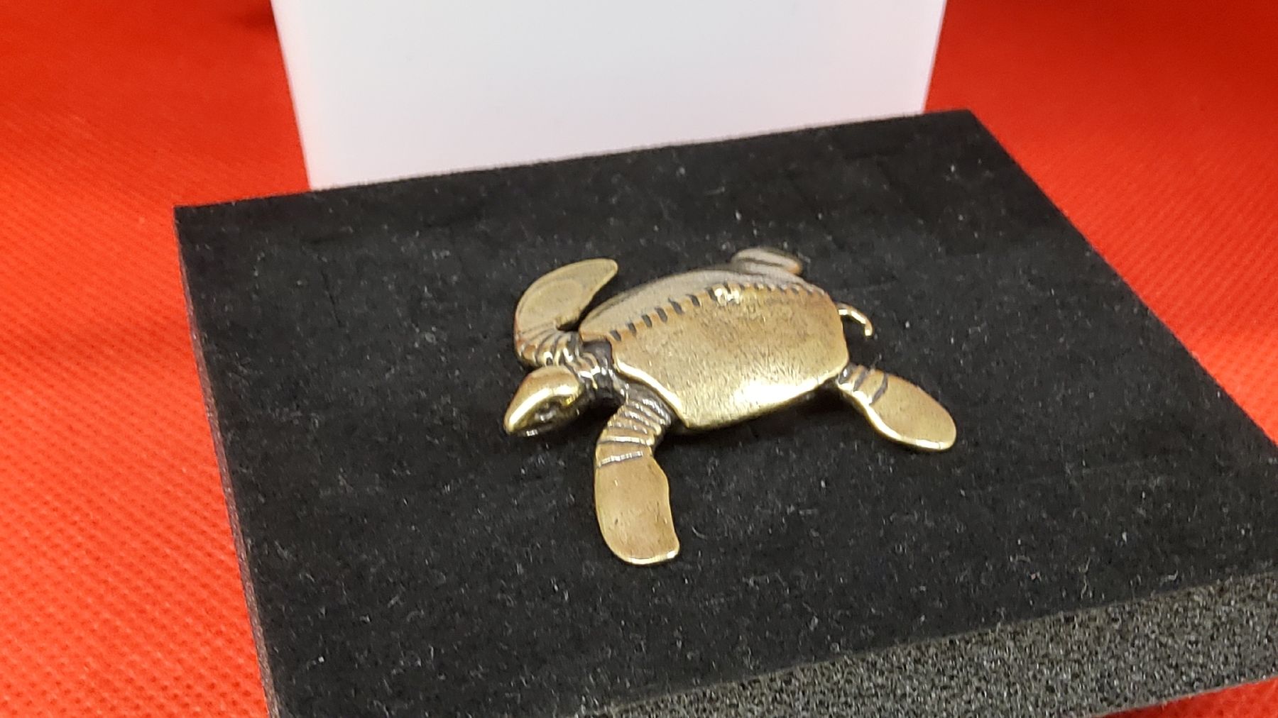Statuette: Vintage Schildkröte, Messing - Schönes Figur – Nuovo (secondo la descrizione) da Herisau venduto da Nluanalucas