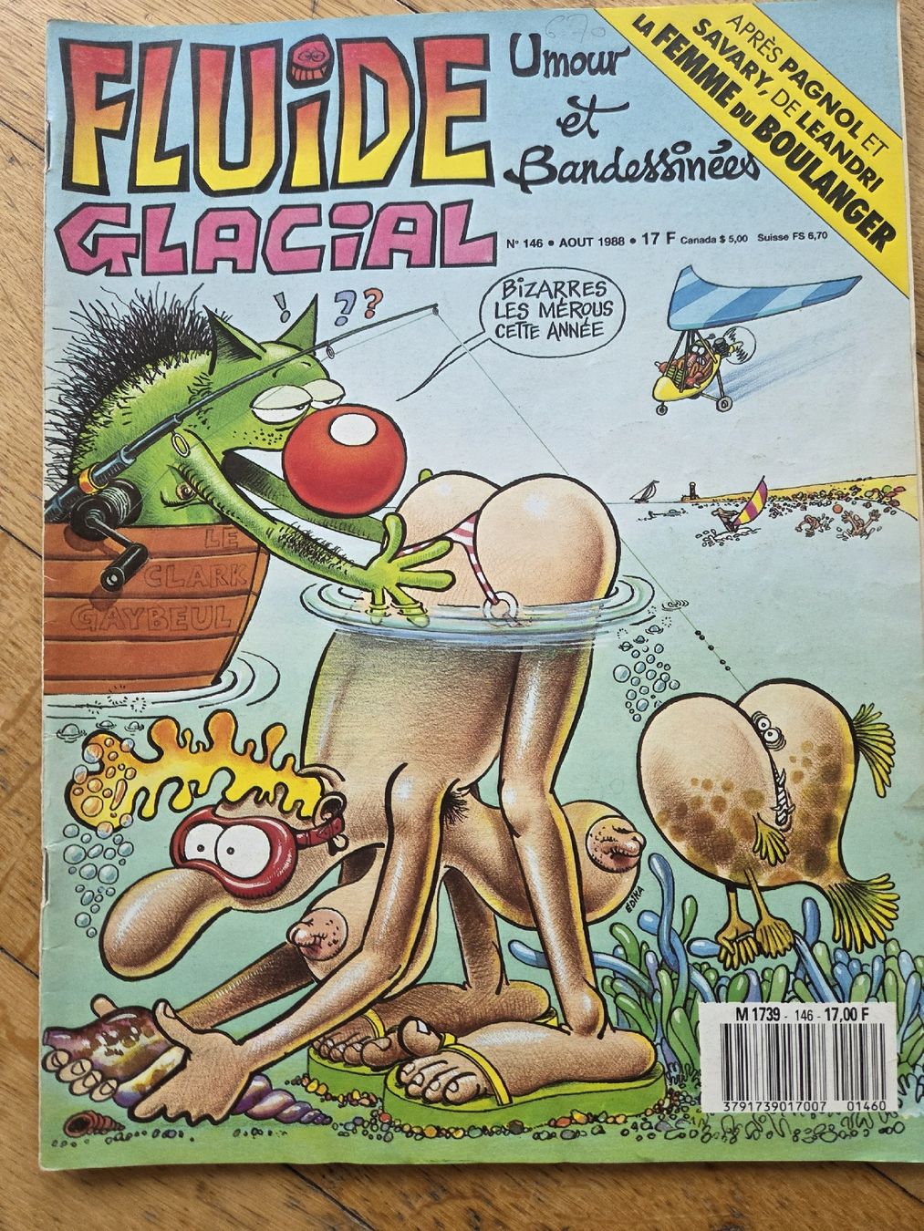 Fumetti: Fluide Glacial No. 146 - Août 1988  – Usato da Territet venduto da Cenh