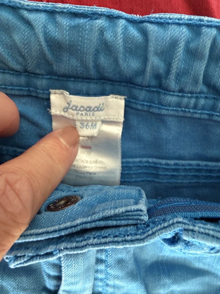 Jacadi Hosen: 2 Jacadi Hosen Grösse 36M Rot Blau – Gebraucht aus Ebikon von InesUndElf 4