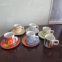 Set aus 6 Espressotassen mit Untertassen, Pfister