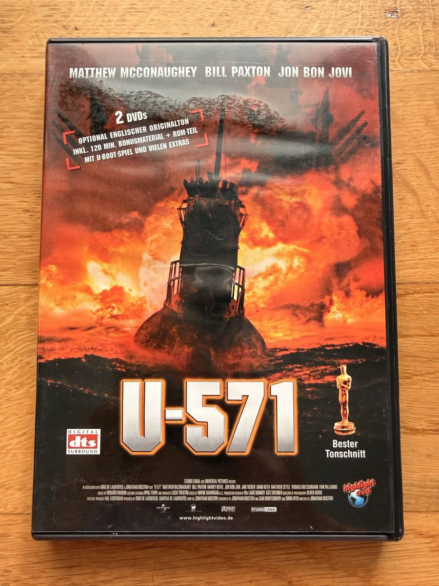 Tutti i DVDs: U-571 - 2 Disc DVD – Usato da Kölliken venduto da nerdorado